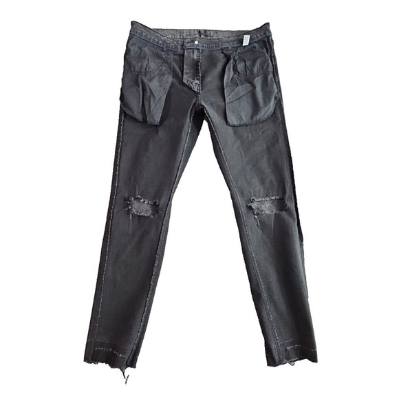 Arizona Jean Co Men's 32x30 Distressed Flex 360 Slim Fit Skinny Jeans Black - Picture 6 of 16